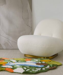 Tapis Crylic à Tissage Relief – 80 x 120 cm