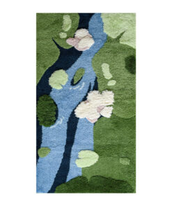 Alternative view of Tapis Bronze à Tissage Relief – 70 x 140 cm