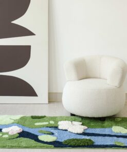 Tapis Bronze à Tissage Relief – 70 x 140 cm